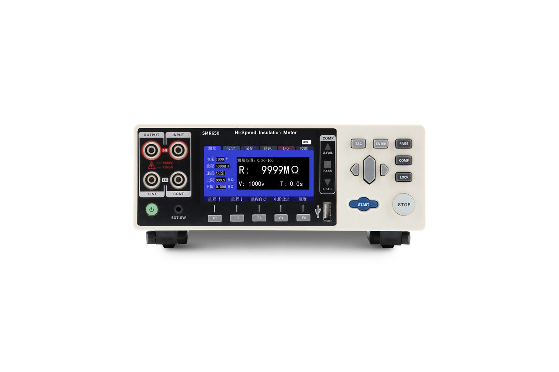 اختبار مقاومة العزل الكهربائي الجهد 25V-1000V