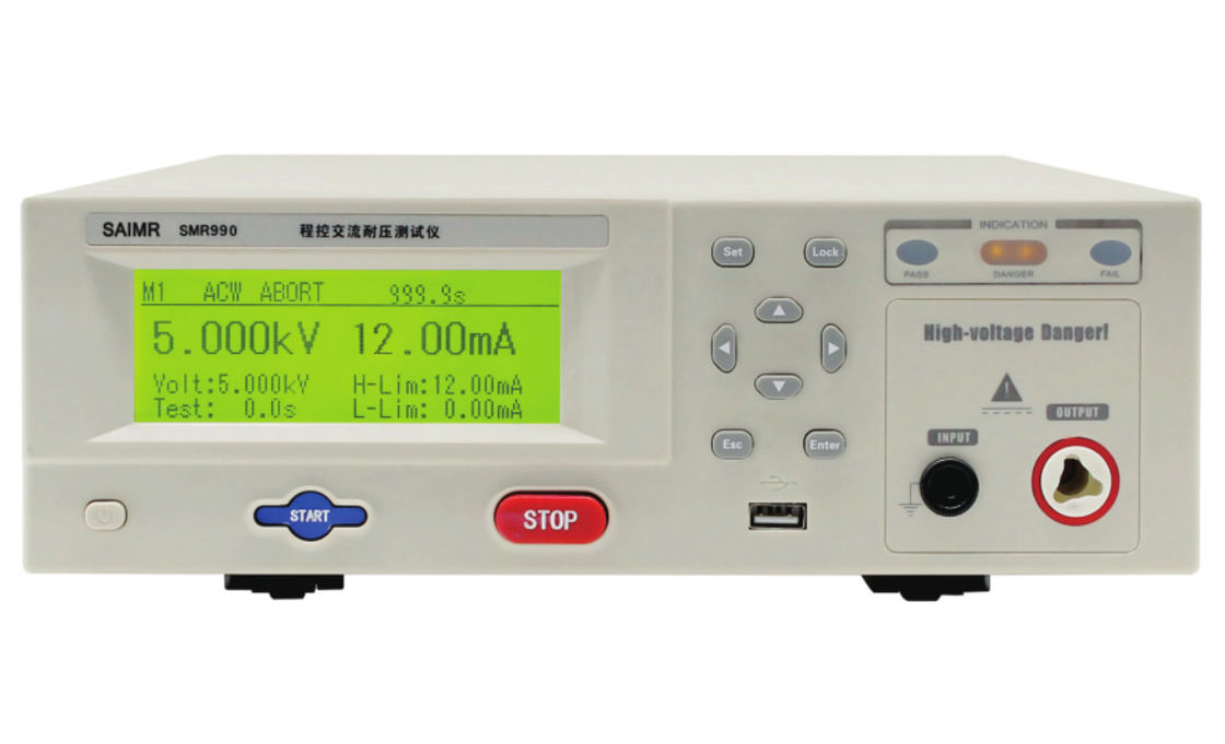 OEM Hi Pot Machine عزل هيبوت مقاومة الجهد 0.01 إلى 6KV