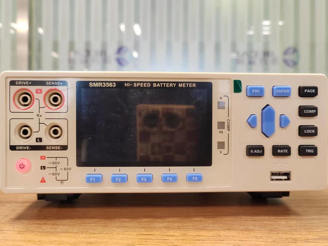 سبعة عجلات كاملة النطاق الآلي مقياس مقاومة البطارية الداخلية 100V AC-256V AC 50HZ/60HZ