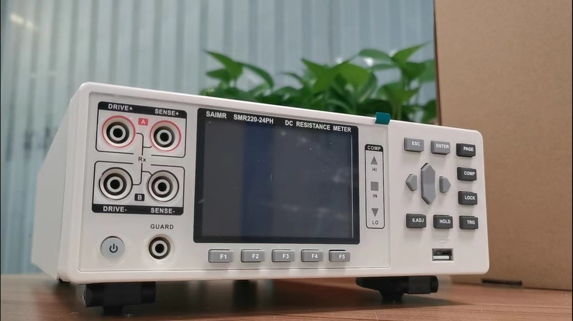 اختبار الجهد البطارية المحمولة DC اختبار مقاومة التلف 0.1 ميكرو أوم إلى 3.3 ميجا أوم