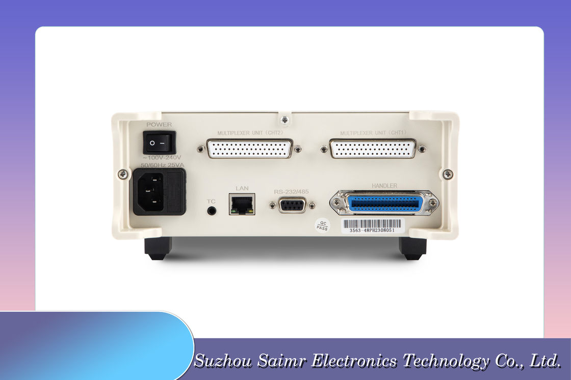 سبعة عجلات كاملة النطاق الآلي مقياس مقاومة البطارية الداخلية 100V AC-256V AC 50HZ/60HZ